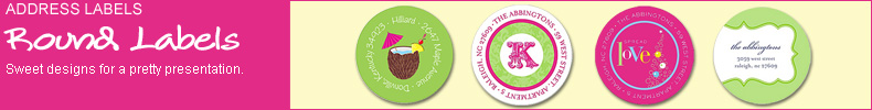 Address Labels - Round Labels