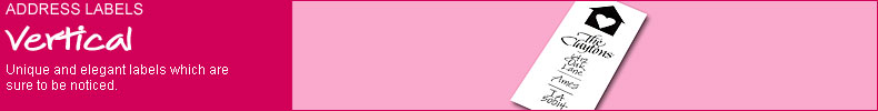 Address Labels - Vertical