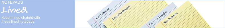 Notepads - Lined