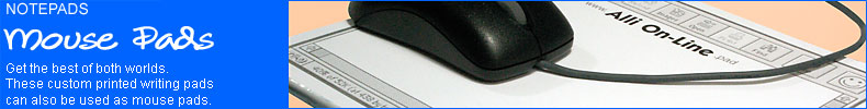 Notepads - Mouse Pads