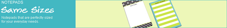 Notepads - Same Sizes