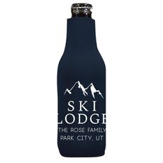 Mountain Ski Lodge Bottle Huggers