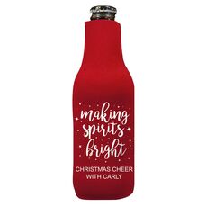 Making Spirits Bright Bottle Koozie