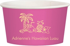 Tropical Hawaiian Luau Treat Cups