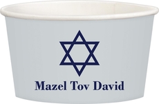 Traditional Star of David Treat Cups