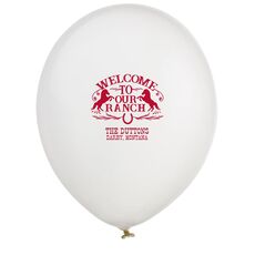 Welcome To Our Ranch Latex Balloons
