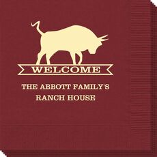 Ranch Welcome Banner Napkins
