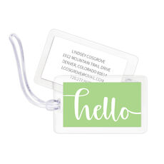 Just Saying Hello Luggage Tags