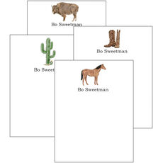 Western Mini Notepad Set