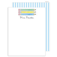 Pencil It In Flat Note Cards