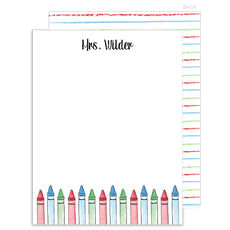 Color My World Flat Note Cards