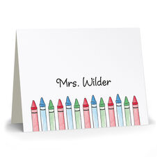 Color My World Folded Note Cards