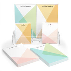 Chic Abstract 6 Notepad Set