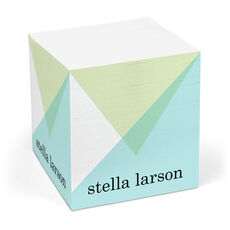 Chic Abstract Sticky Memo Cube
