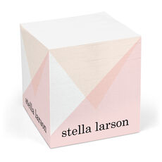 Chic Abstract Sticky Memo Cube