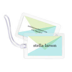 Chic Abstract Luggage Tags