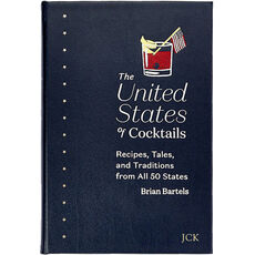 United States of Cocktails Personalized Leather Book