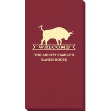 Ranch Welcome Banner Guest Towels