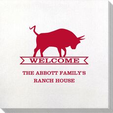 Ranch Welcome Banner Bamboo Luxe Napkins