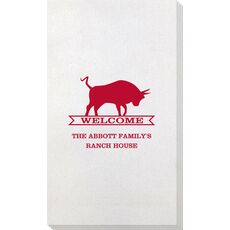 Ranch Welcome Banner Bamboo Luxe Guest Towels