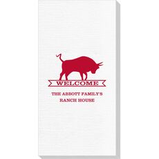 Ranch Welcome Banner Deville Guest Towels