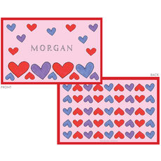 Happy Hearts Laminated Placemat