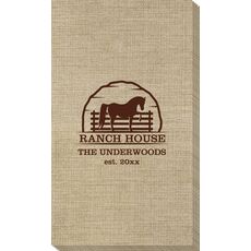 Horse Ranch House Bamboo Luxe Guest Towels