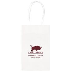 Ranch Welcome Banner Medium Twisted Handled Bags