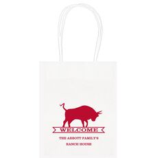 Ranch Welcome Banner Mini Twisted Handled Bags