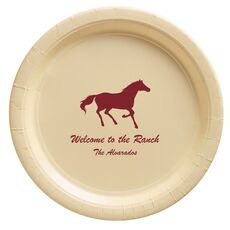 Galloping Horse Paper Plates