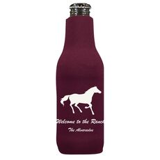 Galloping Horse Bottle Koozie