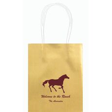 Galloping Horse Mini Twisted Handled Bags