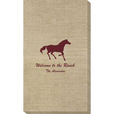 Galloping Horse Bamboo Luxe Guest Towels