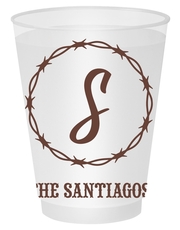 Barbed Wire Shatterproof Cups