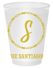 Barbed Wire Shatterproof Cups