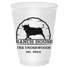 Bull Ranch House Shatterproof Cups