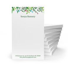 Greenery Stack of Small Notepads