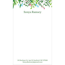 Greenery Jotter Cards