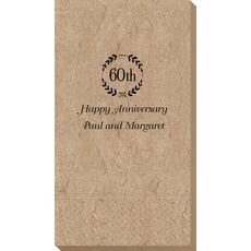 60th Wreath Bali Luxe Guest Towels