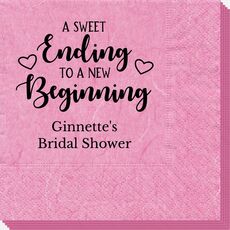A Sweet Ending to a New Beginning Bali Napkins