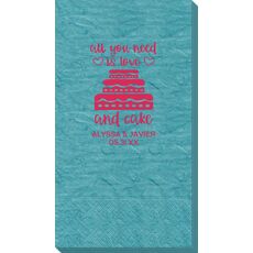 All You Need Is Love and Cake Bali Guest Towels