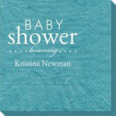 Baby Shower Honoring Bali Napkins