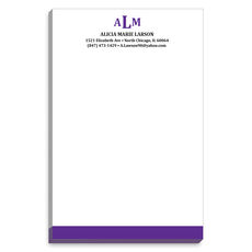 Baseline Block Monogram Notepads