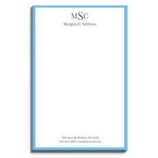 Essential Border Monogram Notepads