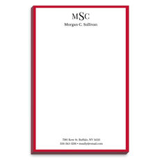 Essential Border Monogram Notepads