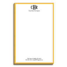 Essential Border Monogram Notepads