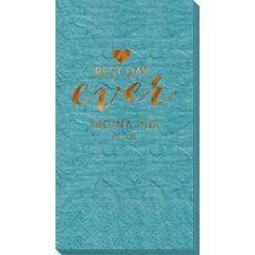 Best Day Ever with Heart Bali Guest Towels