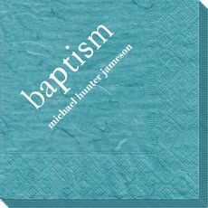 Big Word Baptism Bali Napkins