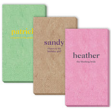 Design Your Own Big Name with Text Bali Guest Towels