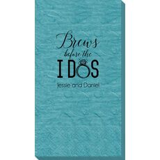 Brews Before The I Dos with Rings Bali Guest Towels